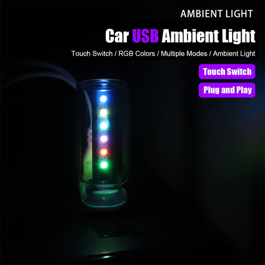 7 Colors Clear/Frosted Glass USB Night Light | Diesel Diamond π by Diesel Diamond