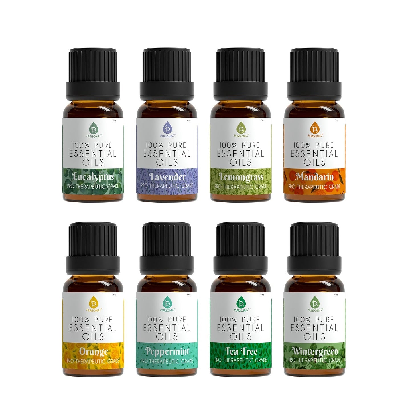 8-Pack Pure Essential Aromatherapy Oils | Diesel Diamond