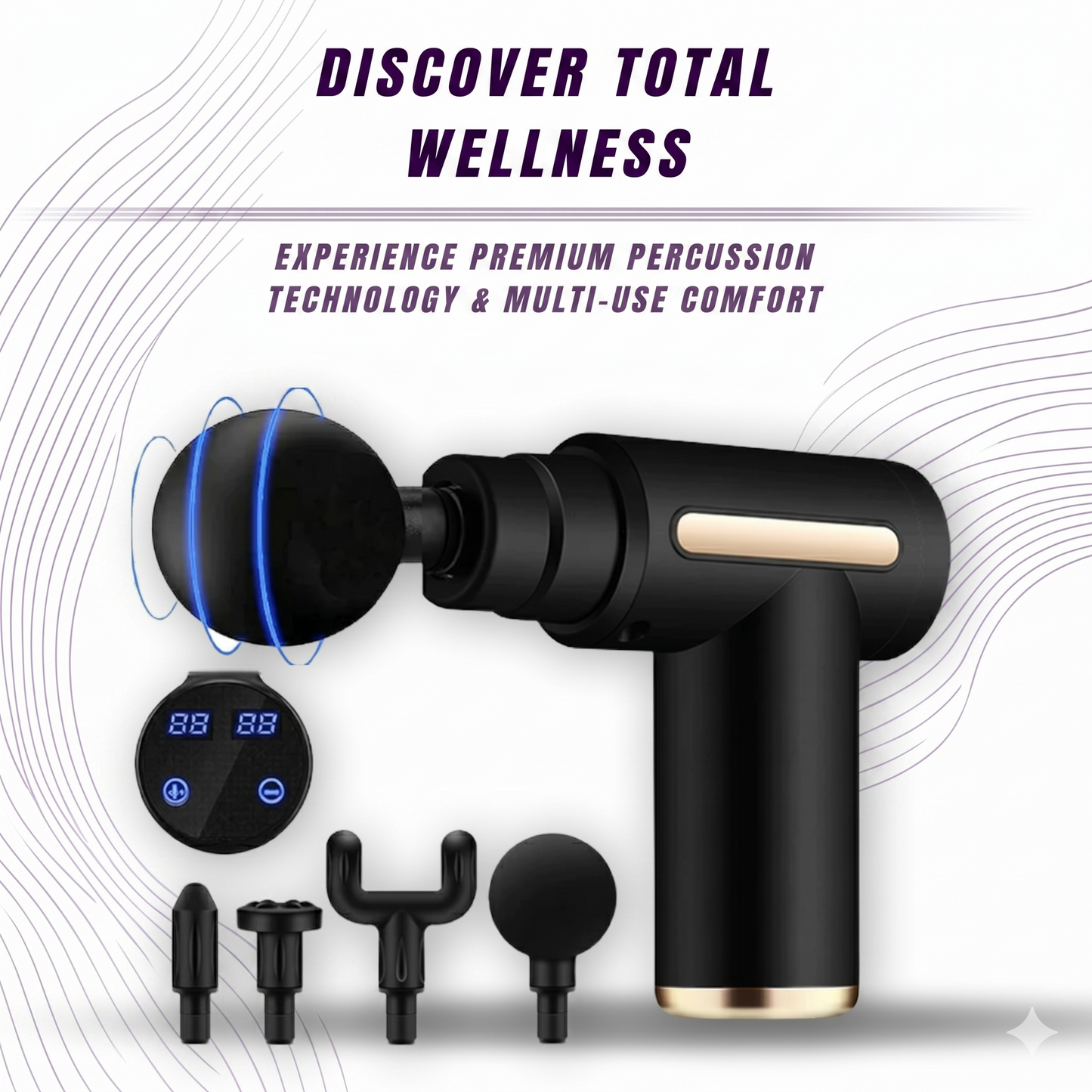 Muscle Massage Gun Deep Percussion Therapy | Diesel Diamond