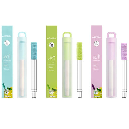 Collapsible Steel Straw for Women on the Road | Diesel Diamond
