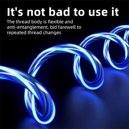 Glowing LED Light USB 3 IN 1 cable Fast Charging. Type C by Diesel Diamond