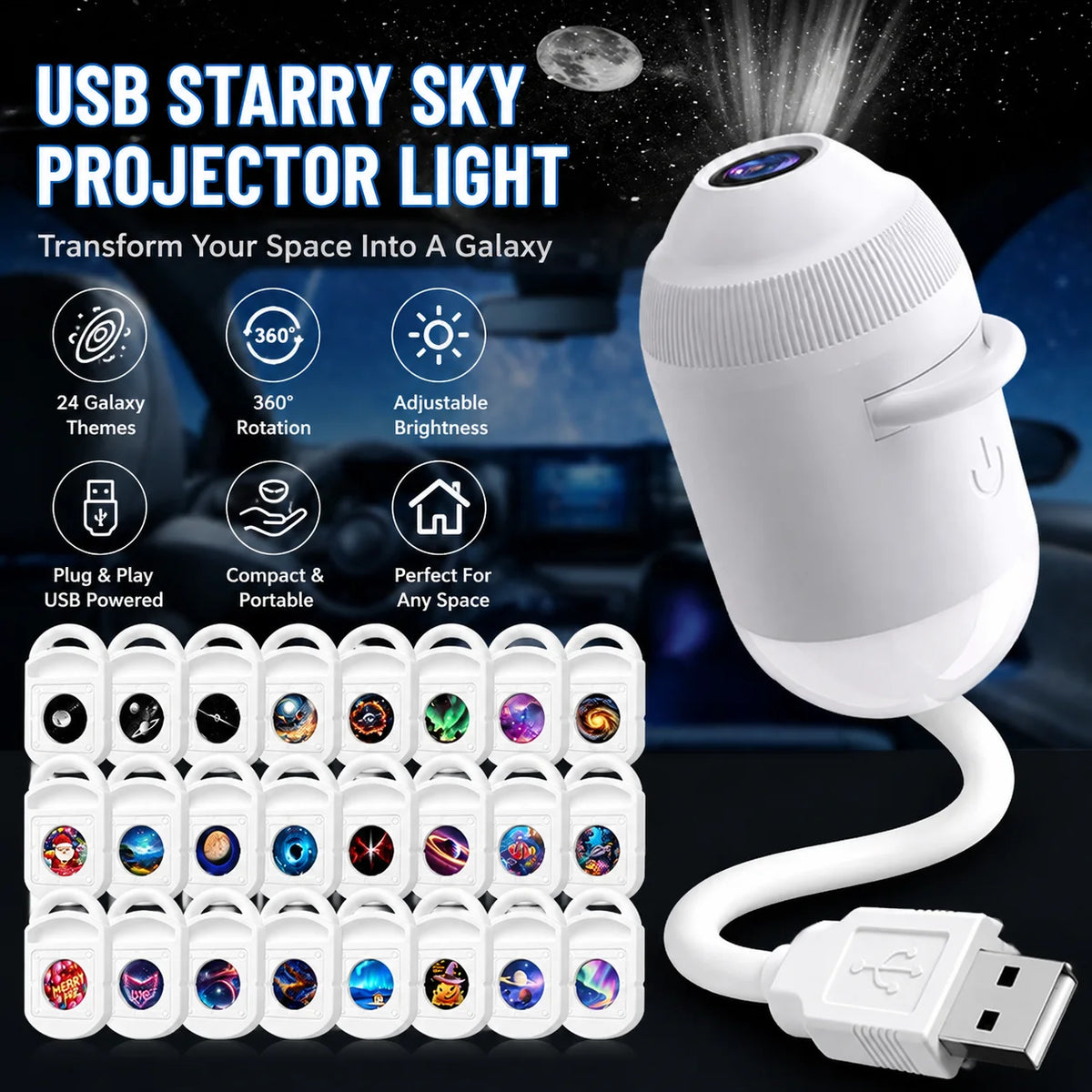 Night Lamp for Truck Cab – Starry Sky Mood Light | Diesel Diamond 💎 by Diesel Diamond