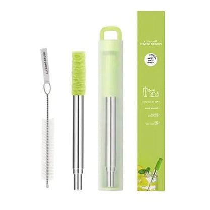 Collapsible Steel Straw for Women on the Road | Diesel Diamond