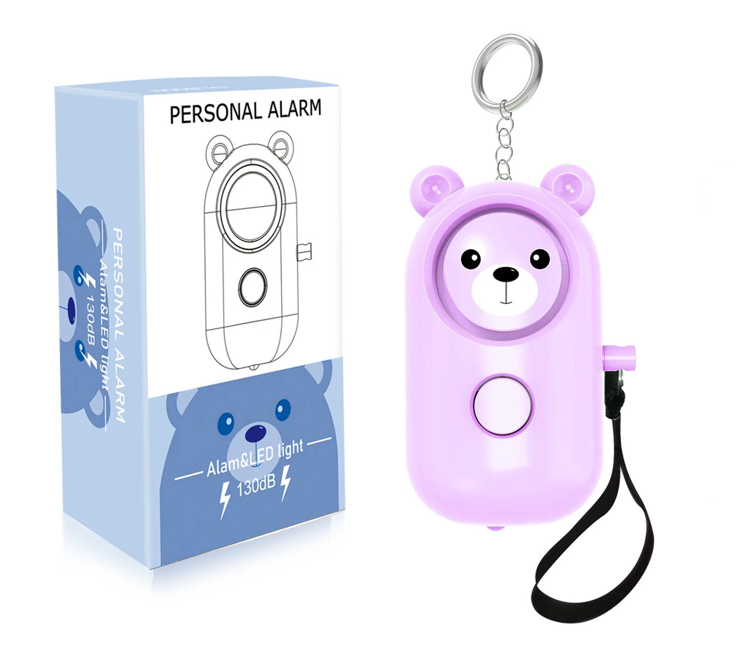 Women's Personal Safety Alarm Keychain USB | Diesel Diamond