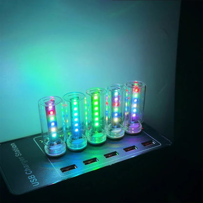 7 Colors Clear/Frosted Glass USB Night Light | Diesel Diamond 💎 by Diesel Diamond