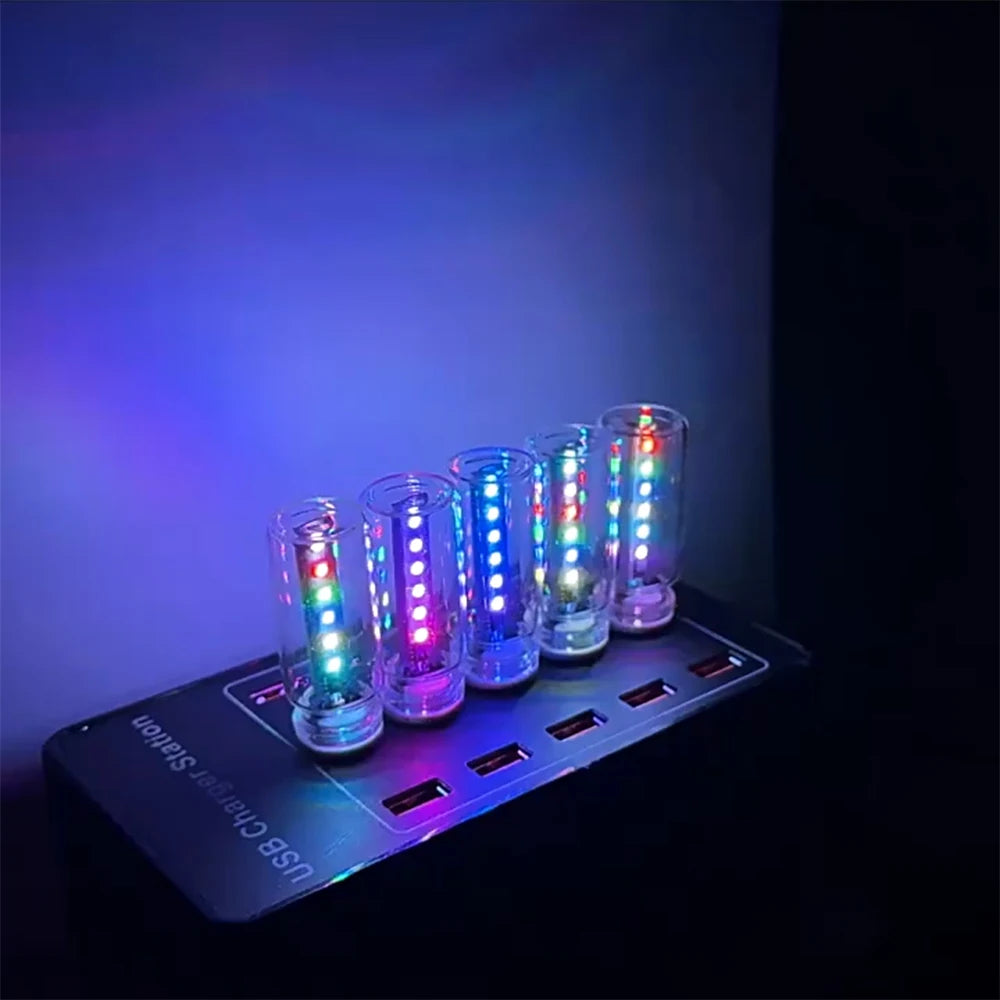 7 Colors Clear/Frosted Glass USB Night Light | Diesel Diamond 💎 by Diesel Diamond