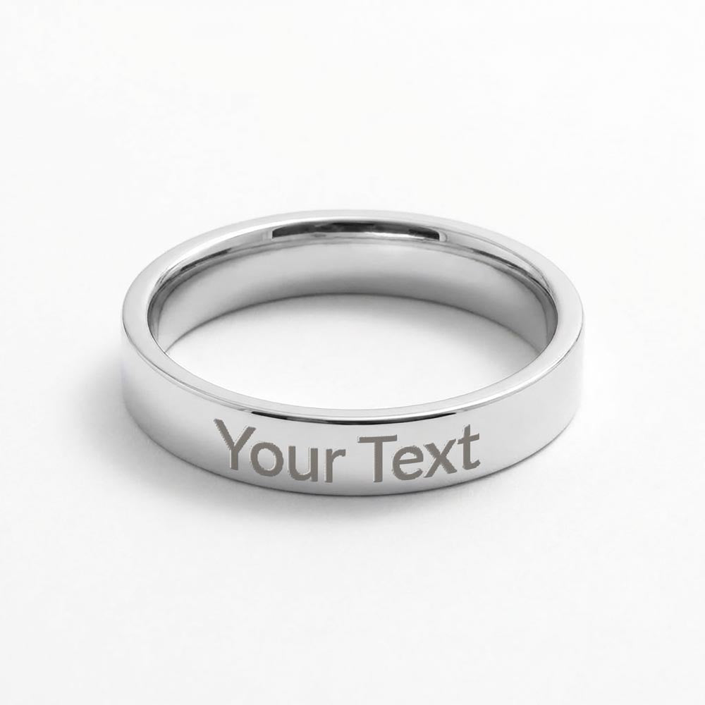 Diesel Diamond Engraved Ring | Women Truckers Jewelry