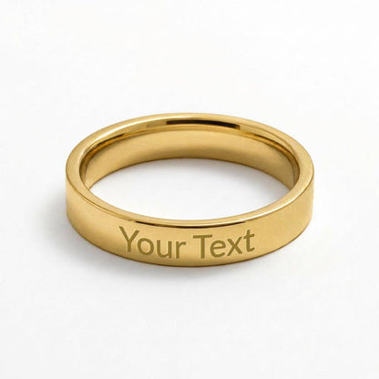 Diesel Diamond Engraved Ring | Women Truckers Jewelry