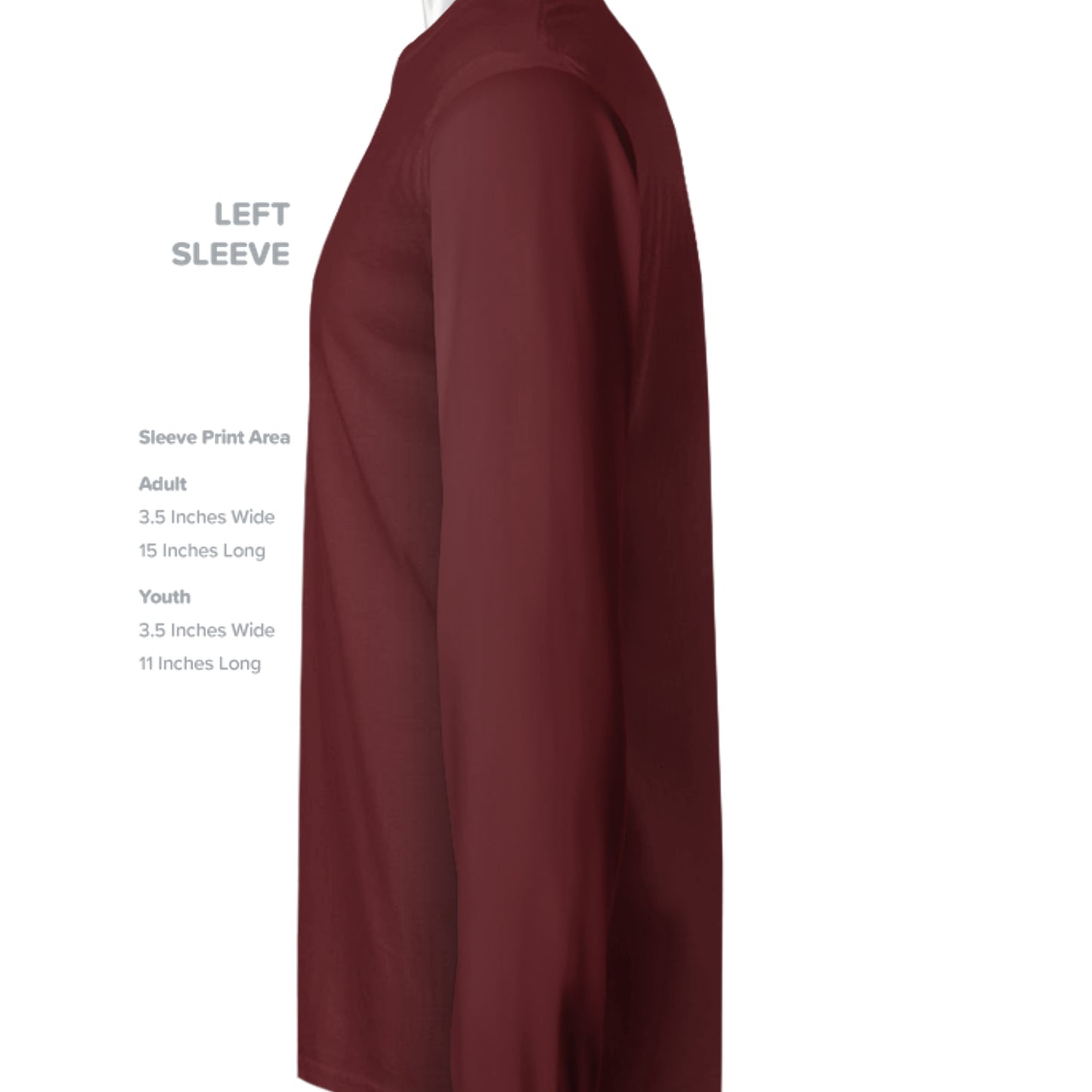 MAROON - N3165 - SLEEVE_LEFT