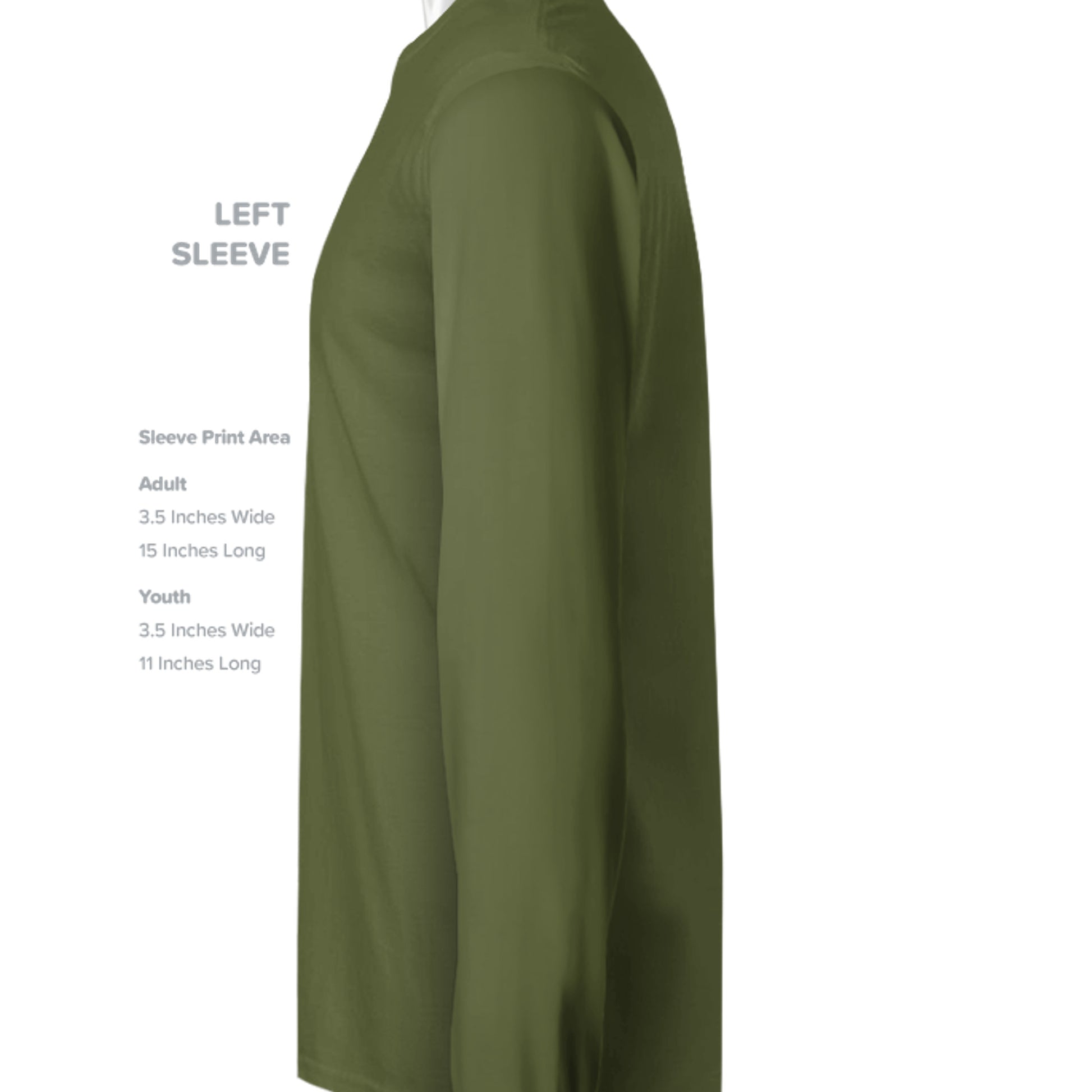 MILITARY GREEN - N3165 - SLEEVE_LEFT