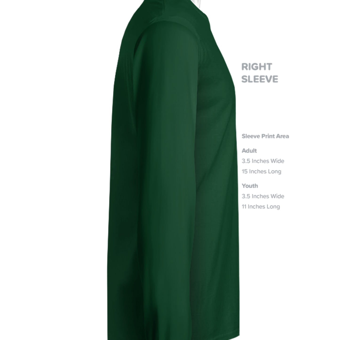 FOREST GREEN - N3165 - SLEEVE_RIGHT