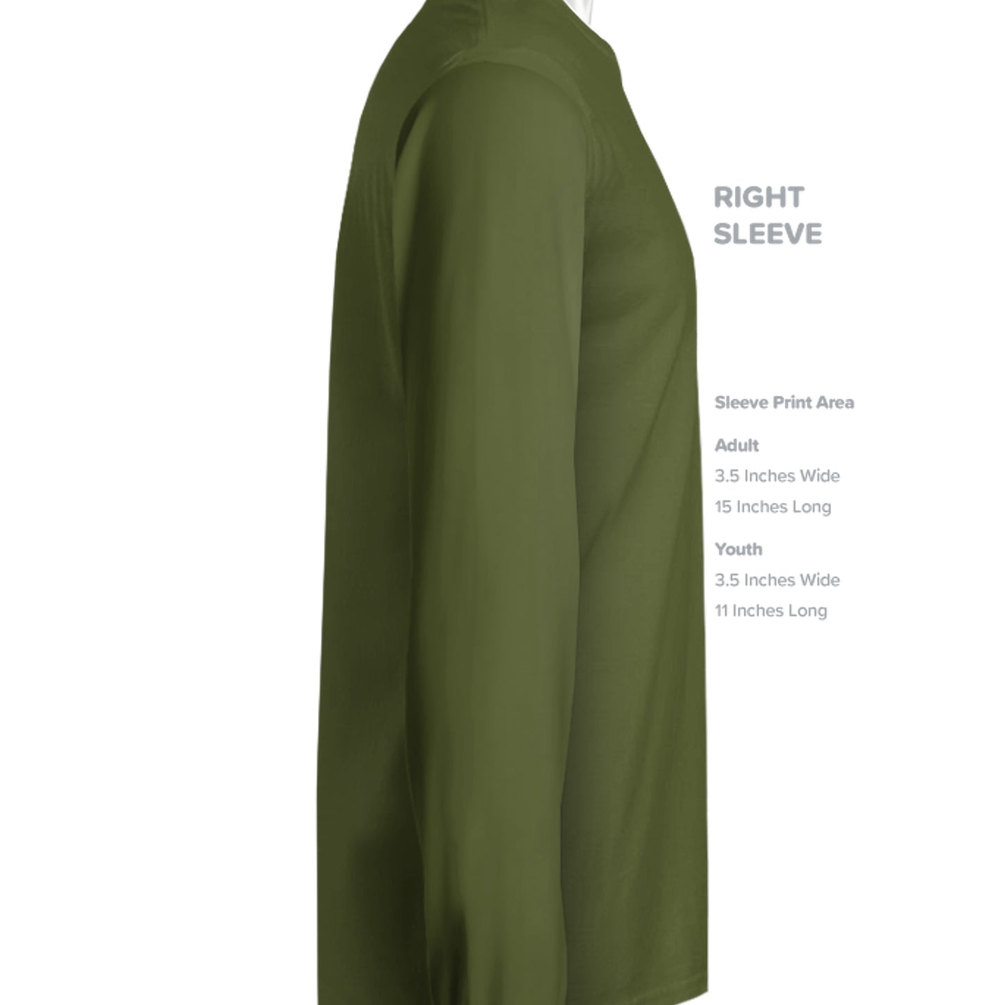 MILITARY GREEN - N3165 - SLEEVE_RIGHT