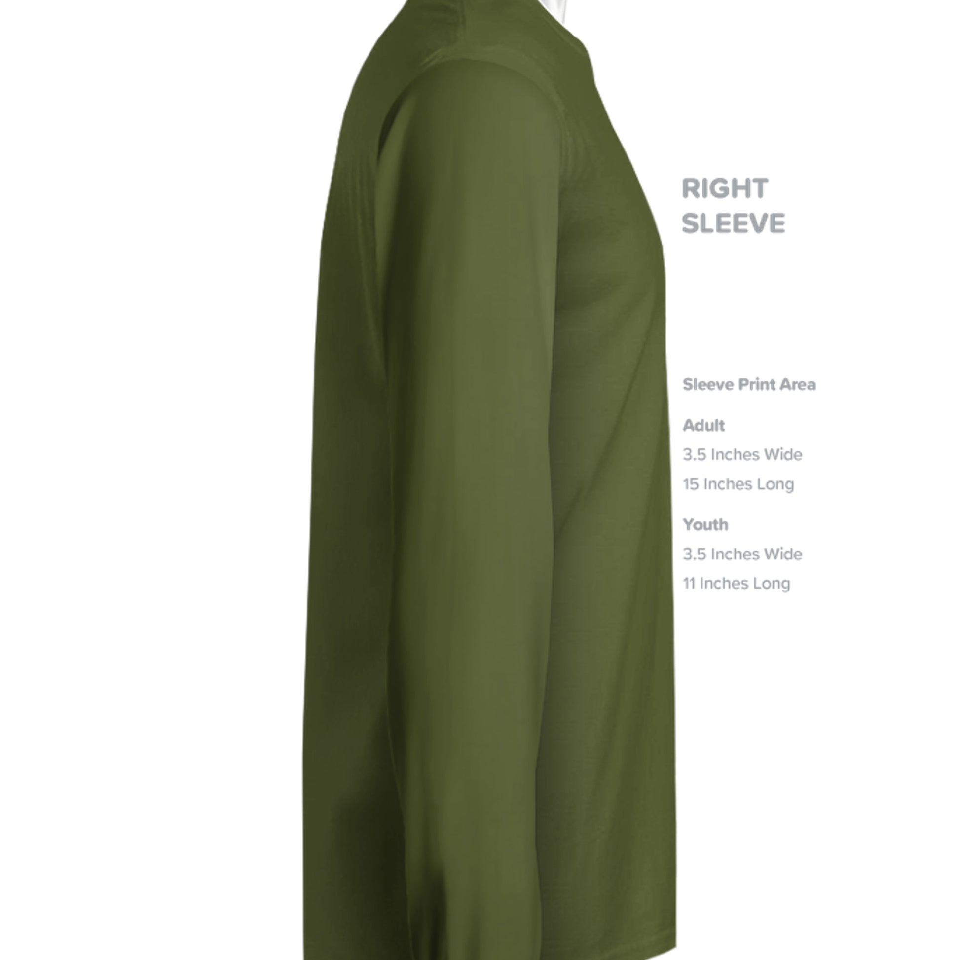 MILITARY GREEN - N3165 - SLEEVE_RIGHT