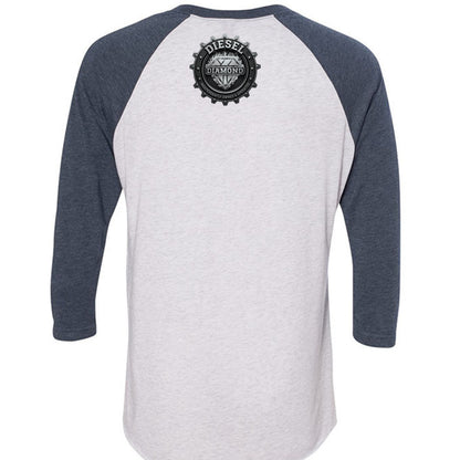 Indigo / Heather White - 6051 - BACK