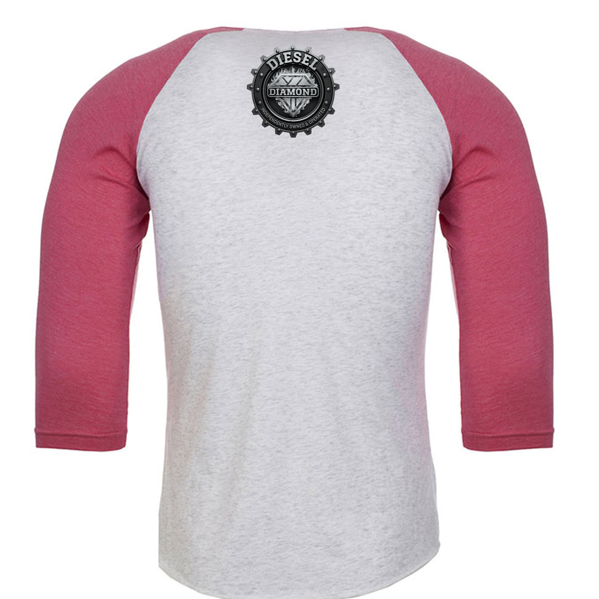 Vintage Pink/ Heather White - 6051 - BACK