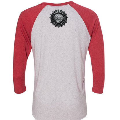 Vintage Red/ Heather White - 6051 - BACK
