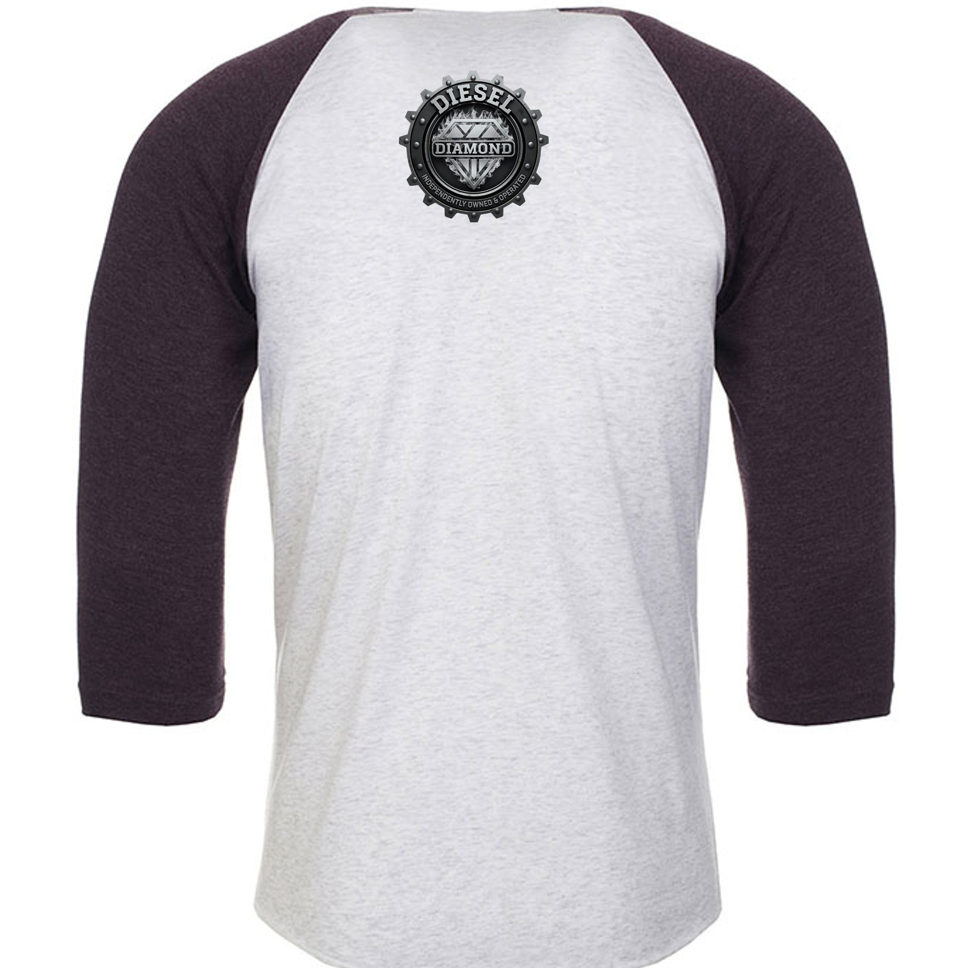 Vintage Purple/ Heather White - 6051 - BACK
