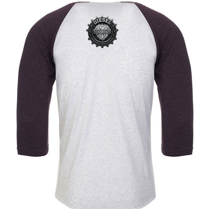 Vintage Purple/ Heather White - 6051 - BACK