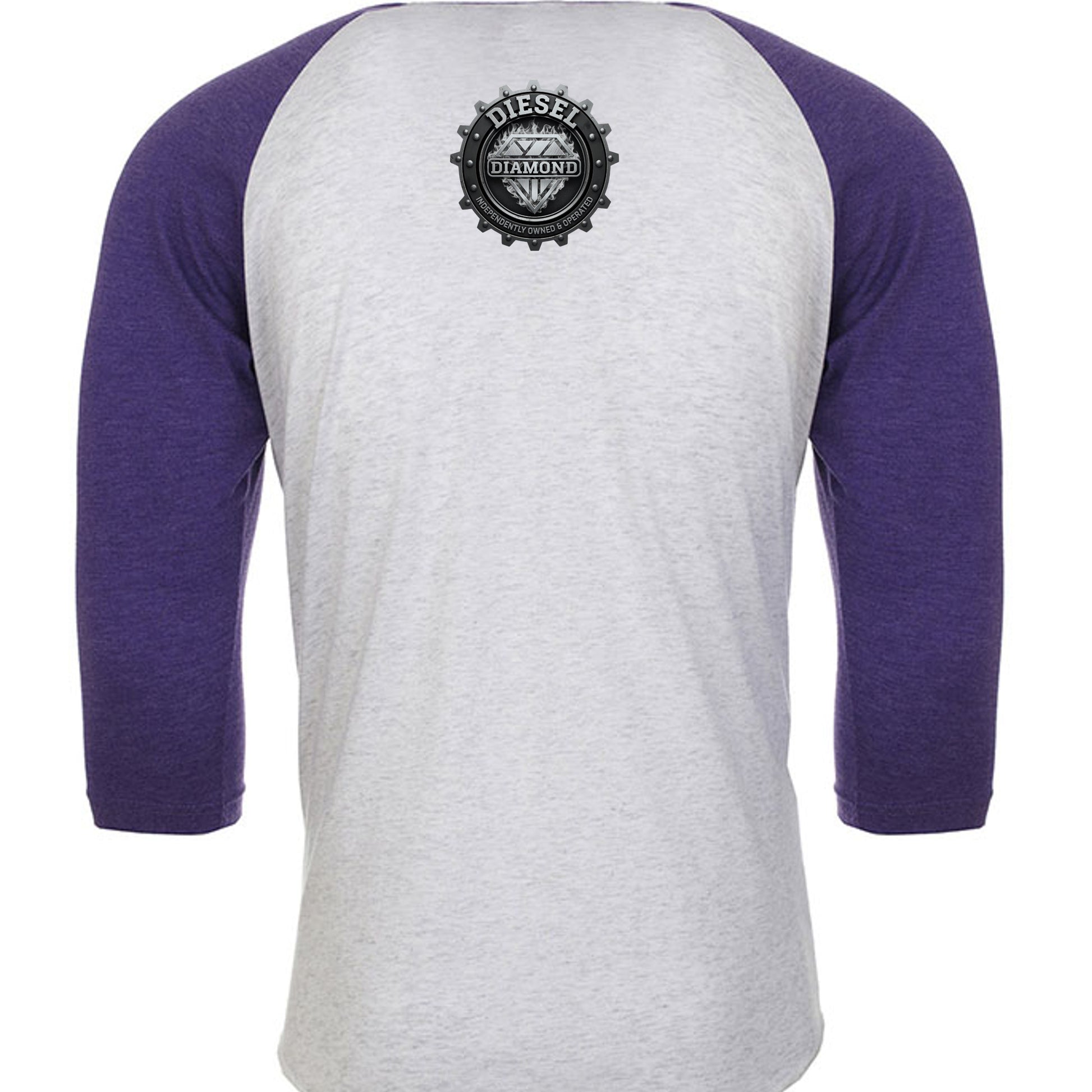 Purple Rush/ Heather White - 6051 - BACK