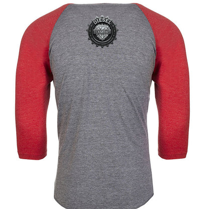 Vintage Red/ Premium Heather - 6051 - BACK