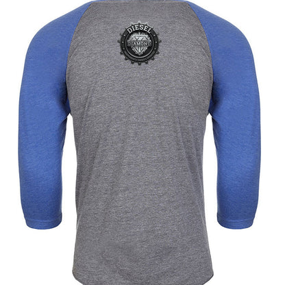 Vintage Royal/ Premium Heather - 6051 - BACK