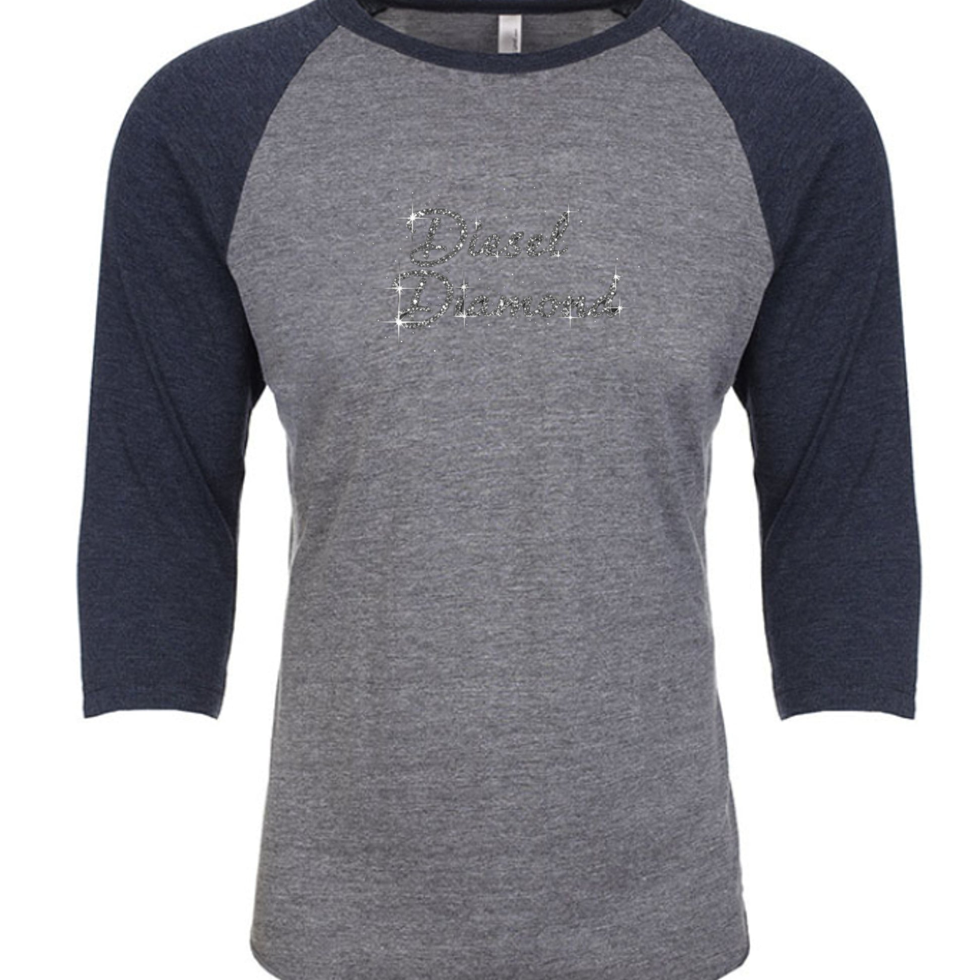 Vintage Navy/ Premium Heather - 6051 - FRONT