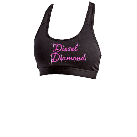 Sports Bra Pink by Diesel Diamond