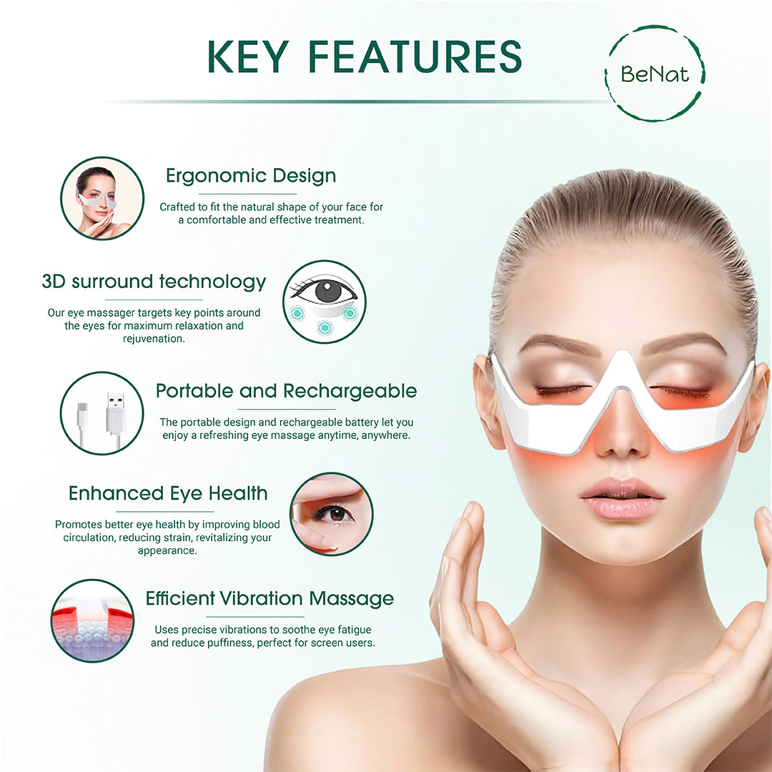 Under-Eye Red Light Therapy Massager | Diesel Diamond
